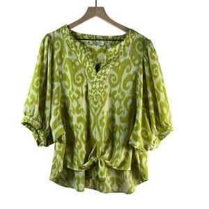 Rose+Olive Woman's Blouse/ Dressier Tops – Green– XL